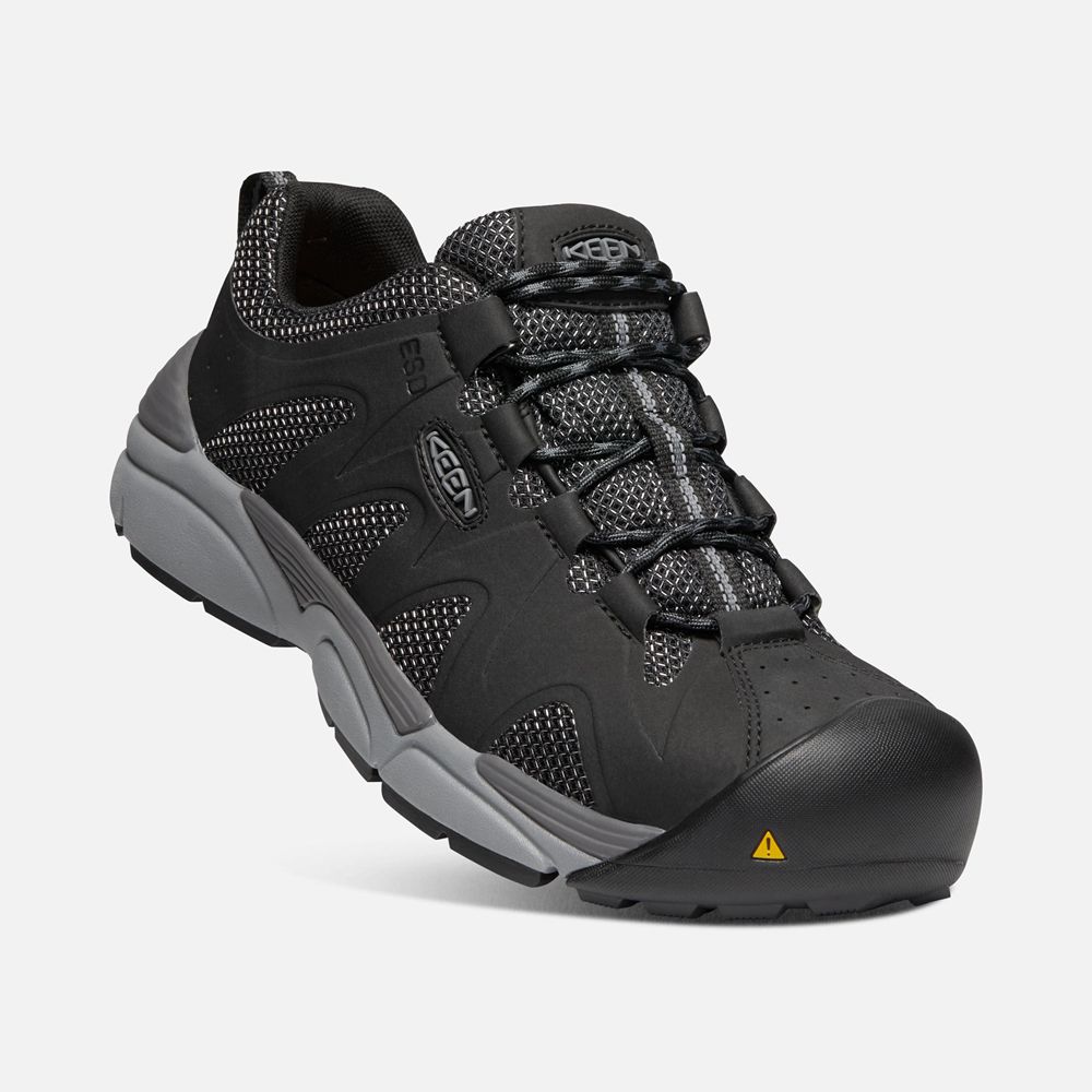 Chaussures de Travail Keen Homme Noir/porno | San Antonio Esd (Aluminum Toe) | LBYRO-5023